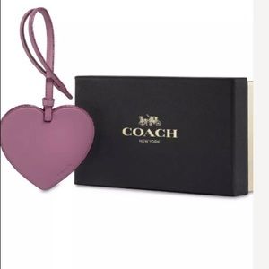 Coach Primrose Heart Leather ornament